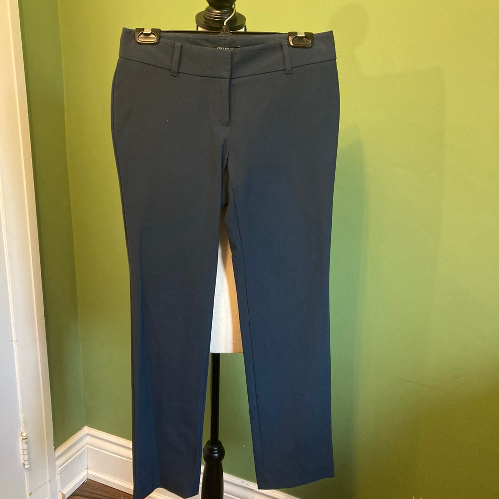 Women's Ann Taylor Navy Petite Trousers 2P